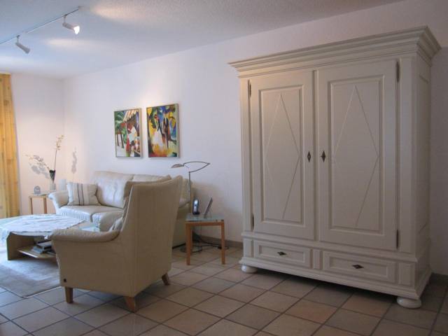 Dielenschrank / Porzellanschrank / Geschirrschrank Norden 2-türig Eiche