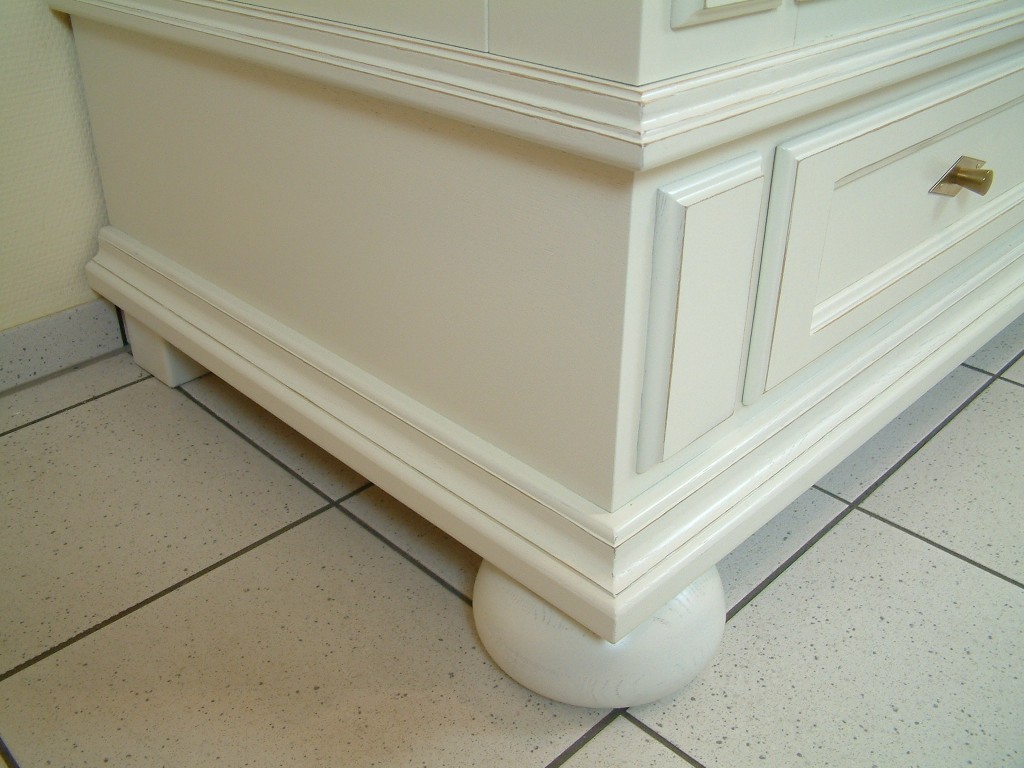 Dielenschrank / Porzellanschrank / Geschirrschrank Norden 2-türig Eiche