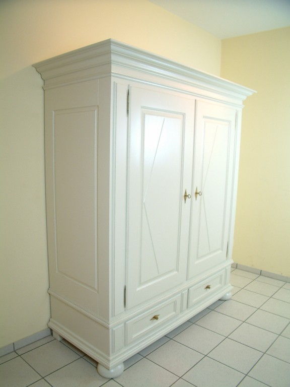 Dielenschrank / Porzellanschrank / Geschirrschrank Norden 2-türig Eiche