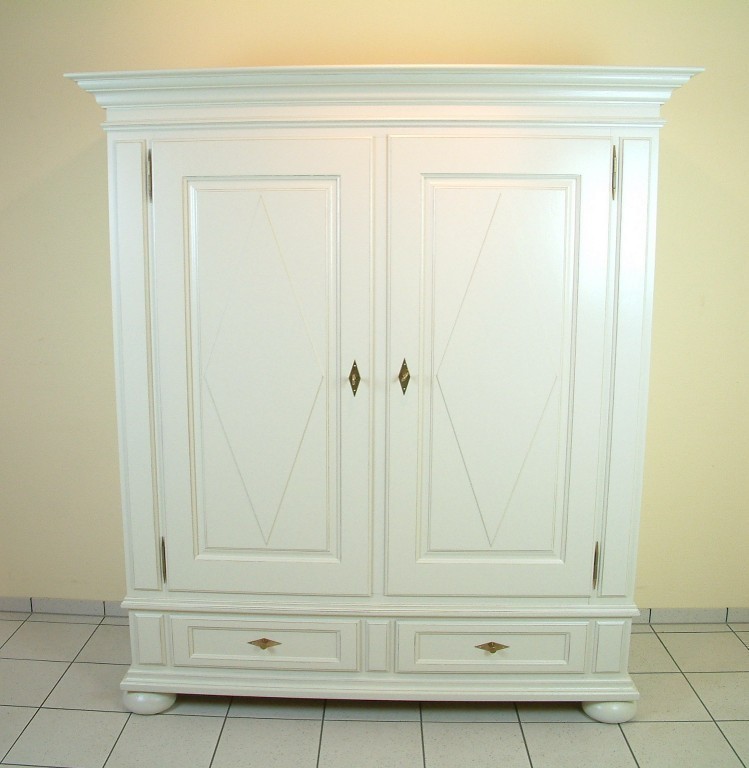 Dielenschrank / Porzellanschrank / Geschirrschrank Norden 2-türig Eiche