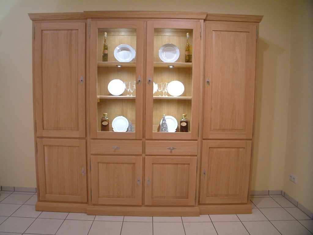 Wohnschrank Malta 4-türig, Schrank im modernen Landhausstil, Eiche