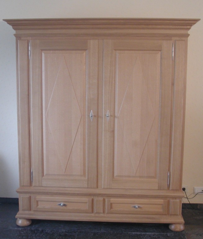 Dielenschrank / Porzellanschrank / Geschirrschrank Norden 2-türig Eiche